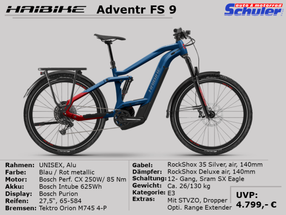 Haibike X-Duro Allmtn 1 Fully